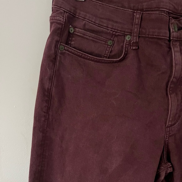 Rag & Bone Fit 2 Slim Dark Red Men Jeans - Picture 13 of 13